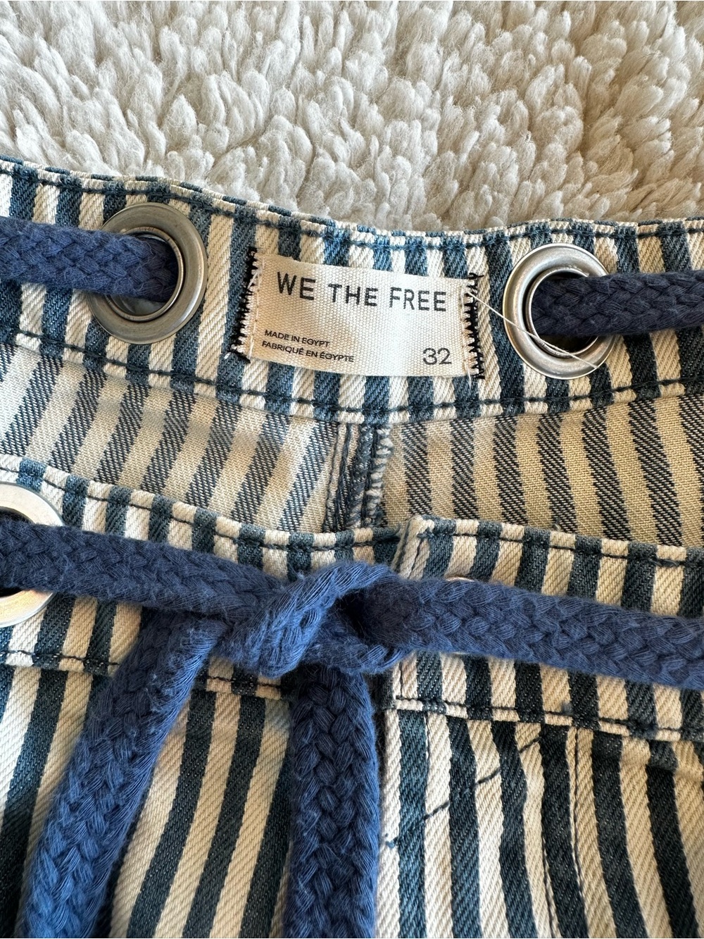 We The Free Moxie Railroad Stripe Jeans Size 32 - Picture 5 of 6